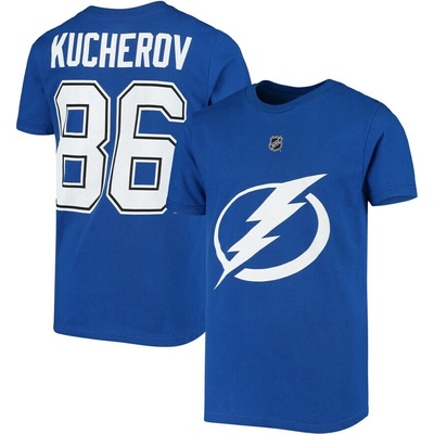 Outerstuff detské tričko Nikita Kucherov #86 Tampa Bay Lightning Name Number