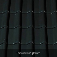 Creaton Futura Taška základní Noblesse tmavě zelená glazura