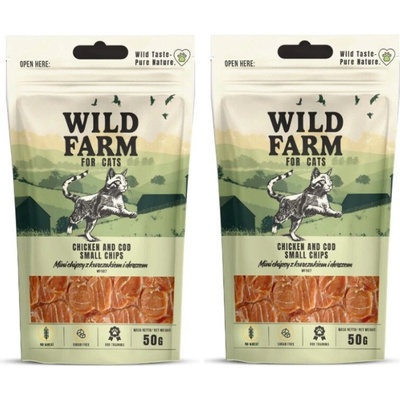 Wild Farm Kuracie a tresčie lupienky 2 x 50 g