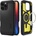 Spigen Удароустойчив калъф Spigen Tough Armor Mag MagSafeза iPhone 16 Pro Max, AC08013, Черен (AC08013)