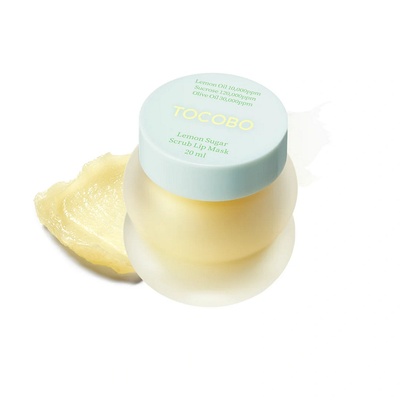TOCOBO Захарна скраб-маска за устни с лимон TOCOBO Lemon Sugar Scrub Lip Mask 20ml