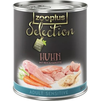 zooplus Selection Adult Sensitive Chicken & Rice 6x400 g