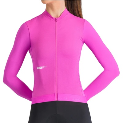 Sportful Дамска фланелка с къс ръкав за колоездене Sportful Women's SRK Jersey L/S Cycling jersey - Cosmic Berry (156-2756-0214)
