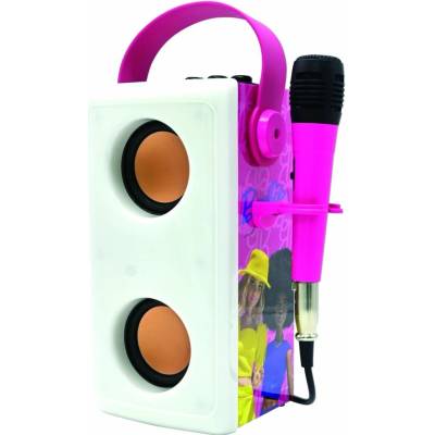 Lexibook Bluetooth reproduktor Barbie s mikrofonem a světelnými efekty