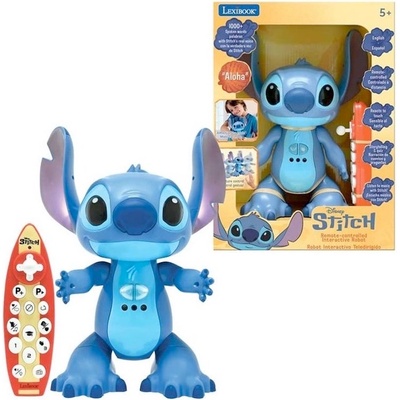 Lexibook Образователен детски робот с дистанционно управление - Lexibook Disney Stitch Educational Robot English and Spanish (син) (английски и испански) (STITCHI2)