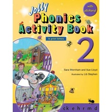 Jolly Phonics Activity Book 2 in Print Letters