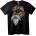 NOONEBRAND Тениска с калиграм на череп - 4XL, Black