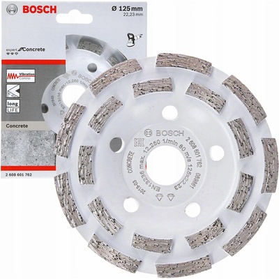BOSCH Diamantový hrncový kotouč na betonu 125 mm