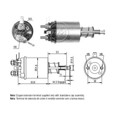 Spínač startéru 25616 Lucas TPB106