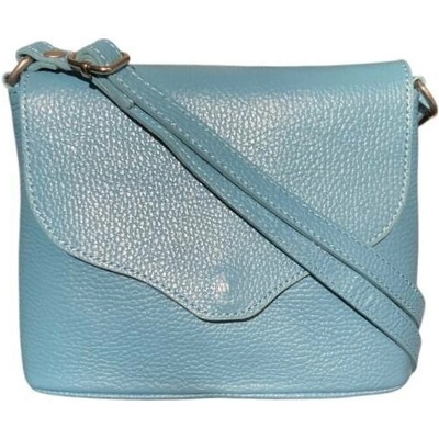 Vera Pelle dámská kožená crossbody 1661 D20 azuro modrá