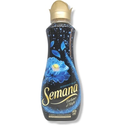 Semana омекотител за пране, Midnight blue, 38 пранета, 950мл