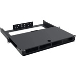 COMMSCOPE Оптичен пач панел за 4x G2 модула, AGILE, 1U, изтеглящ се, черен, COMMSCOPE (760242455)