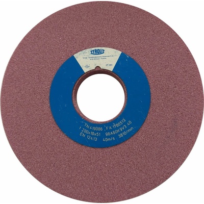 Tyrolit 98A60K9V40 Brúsny kotúč 200 x 16 x 51 mm 60 T419086