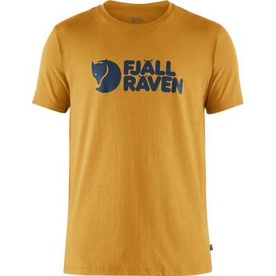 Fjällräven Logo t-shirt OCHRE