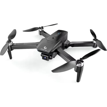 Crazon Детска играчка Сгъваем дрон с 720P HD камера, WiFi управление, черен