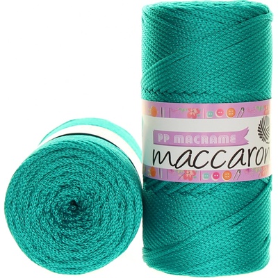 Maccaroni PP Macrame 173 paví zelenomodrá