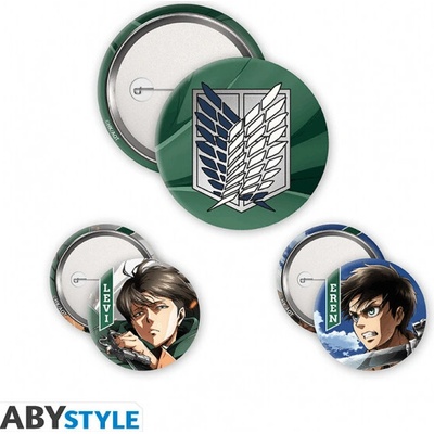 ABYstyle Attack on Titan Eren & Levi 3 ks