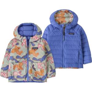 Patagonia Baby Reversible Down Sweater Hoody - BNLF Детски размер: 4 години / Цвят: син