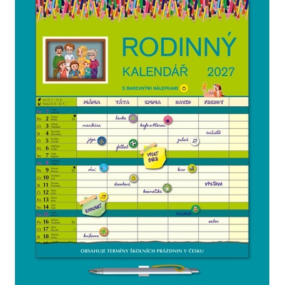 nástěnný RODINNÝ 2027
