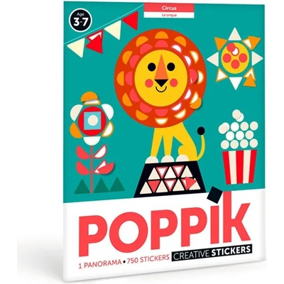 Poppik Плакат-мозайка със стикери poppik - Цирк (mat003)