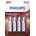 Philips Power Alkaline батерия LR6 AA, 4-blister (LR6P4B/10)