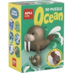 APLI Комплект 3D пъзели Apli Kids - Ocean, морж и моржче (19952) - baby