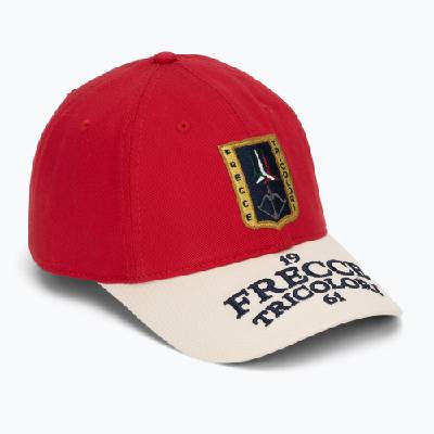 Mъжка шапка с козирка Aeronautica Militare HA1246UCT02 tango red/cream white