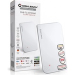 Oehlbach Scope Vision 5G DVB-T2 HD antenna - digital indoor antenna - active DVB-T amplifier - successor to our test winner - with 5G filter - white - 17235 (17235)