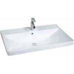 Inter Ceramic Мивка за мебели Inter Ceramic, лъскаво бяло покритие 80 см (8048-2NEW)
