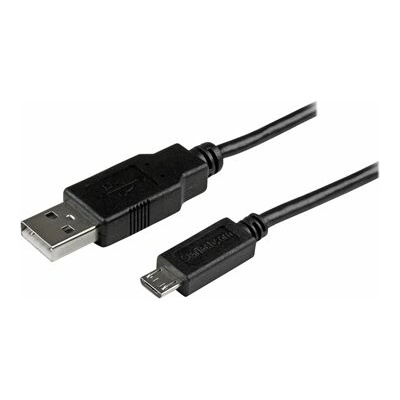 Startech USBAUB15CMBK Slim Micro USB Phone Charger 5cm