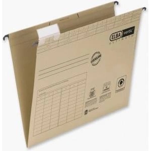 Elba Hanging briefcase elba vertic a4 brown, brown