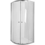 INVENA Vitoria полукръгла душ кабина с плъзгащи се врати 80x80 хром (AK-49-185-O)