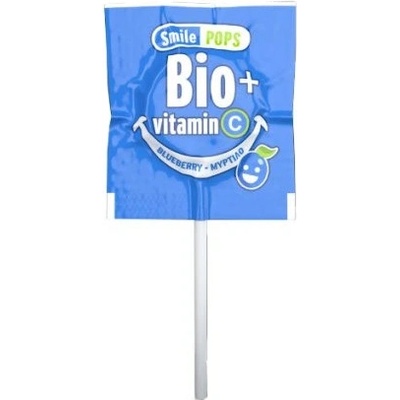 MEKE BIO lízátko Úsměv s vitamínem C borůvka 5,6 g