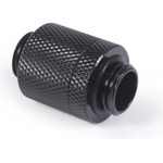 Alphacool D-Plug Alphacool ES, 20mm, G1/4 AG auf G1/4 AG, Черен мат (1021768) - mypc