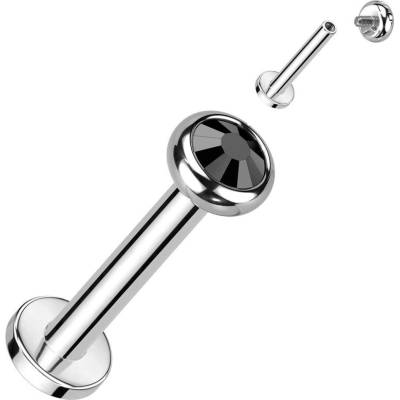 S4U Piercing do brady labreta TITAN (černá) TIT1291K-1208