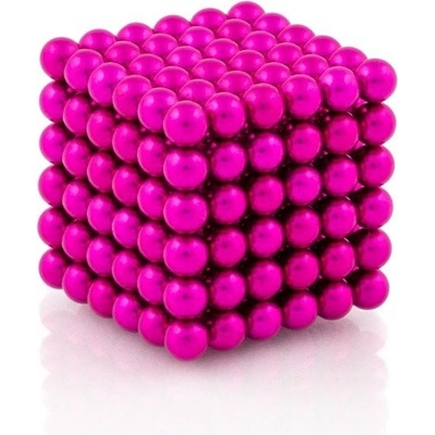 Magnetická stavebnice NeoCube růžové 216 kuliček
