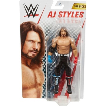 Image 1 of Mattel Екшън фигурка на AJ Styles от WWE- Лимитирана серия (9400)