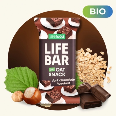 Lifefood Lifebar Oat snack BIO 40 g – Zboží Dáma