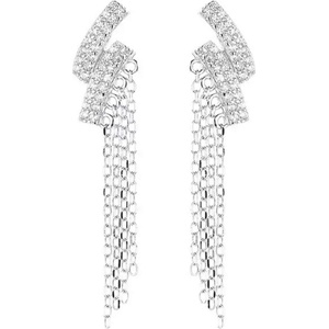 Silenti Jewelry Сребърни обеци "Воал