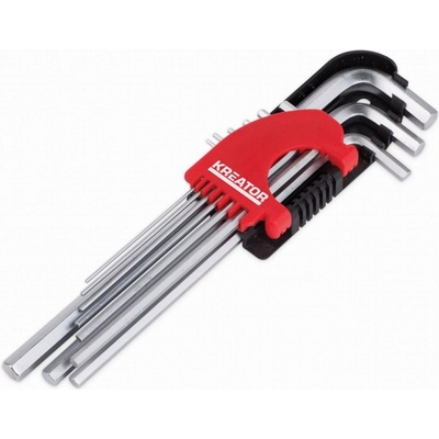 Imbusové klíče Kreator KRT408301 HEX dlouhé 9 ks