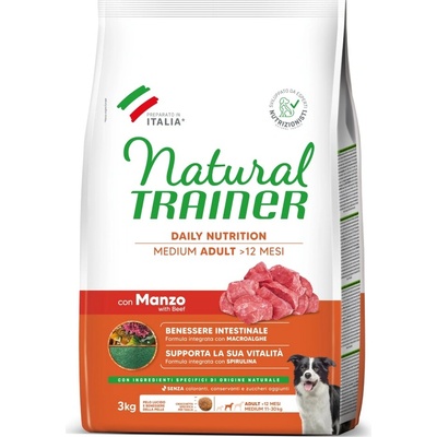 Natural Trainer Adult Medium s hovädzím 2 x 3 kg
