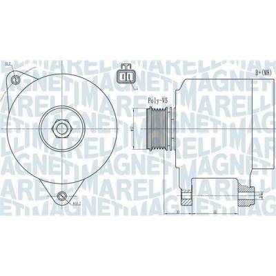 generátor MAGNETI MARELLI 063731906010