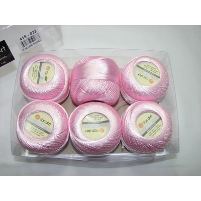 Kordonet lesklý TULIP 50g - 415 ružová