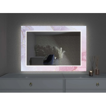 Artalo LED zrkadlo s dekorom D8 80 x 120 cm