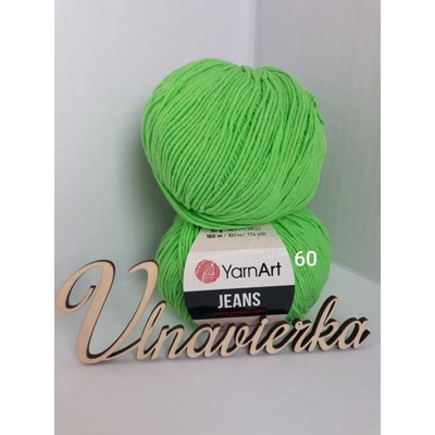 YarnArt Jeans 60 Svetlo zelená