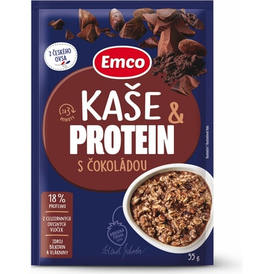 Emco Kaša proteínová s čokoládou 55g