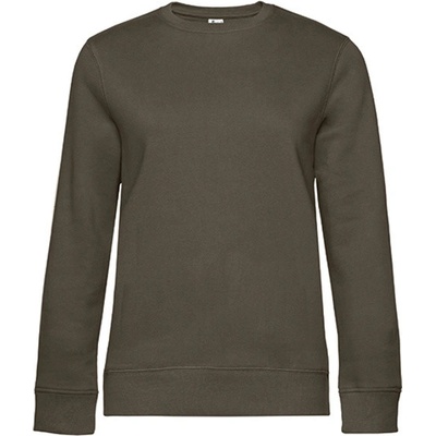 B&C Unisex mikina cez hlavu WW01Q Khaki