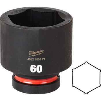 Milwaukee nástrčný kľúč Shockwave 1" Hex 60mm 4932480421
