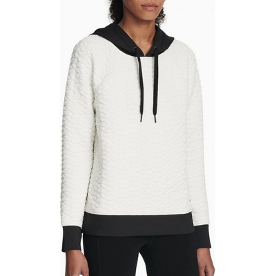 Calvin Klein dámská mikina Performance s kapucí bílá