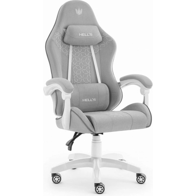 Hell's Chair HC-1008 2.0 Grey White Fabric Mesh
